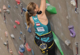 Pollak ist Landesmeisterin im Paraclimbing